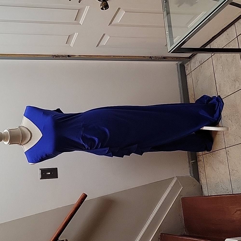 Royal blue dress
